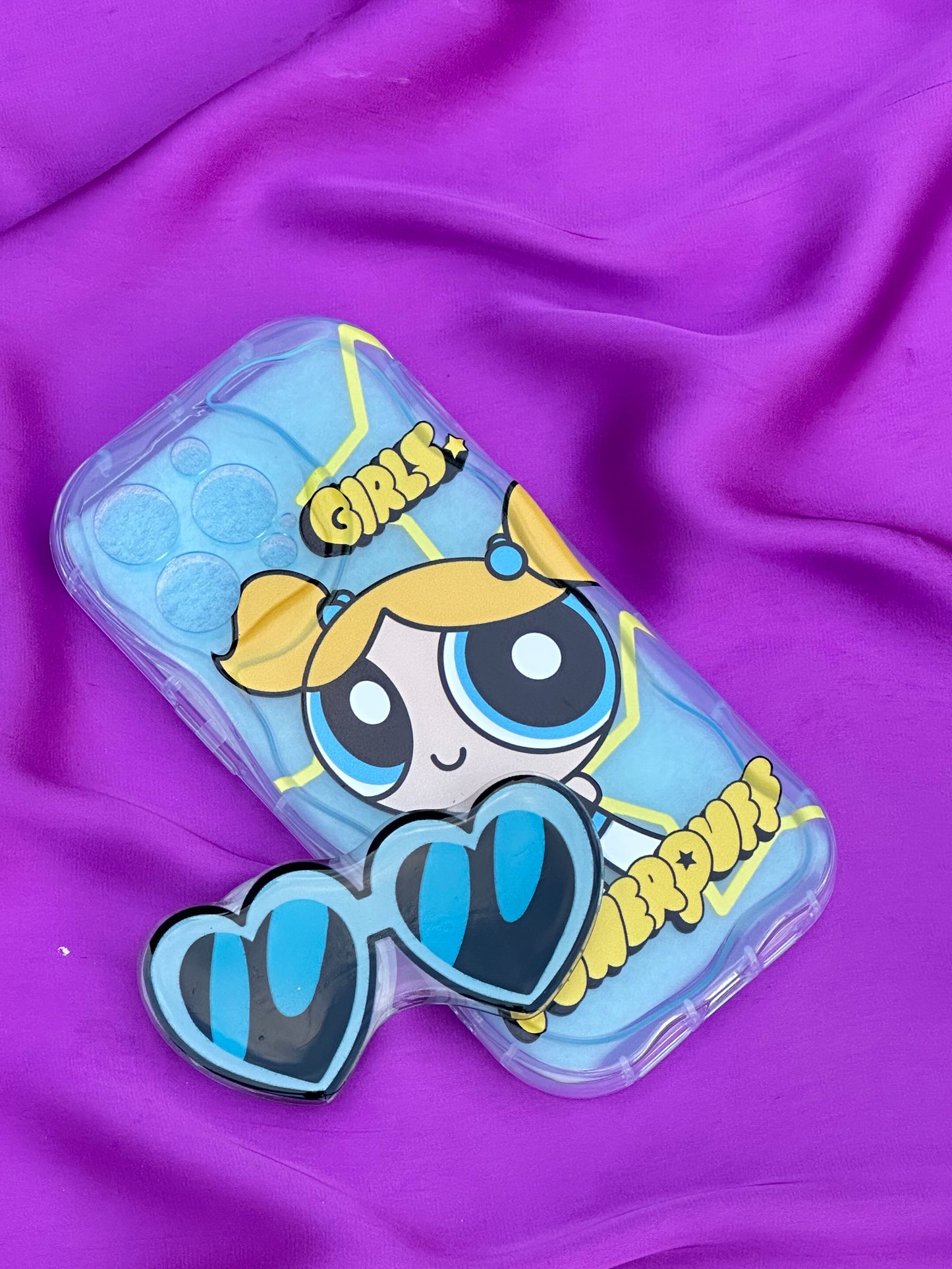 PowerPuff Girls iPhone Covers with Glasses (Yellow)